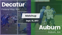 Matchup: Decatur vs. Auburn  2017