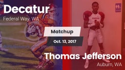 Matchup: Decatur vs. Thomas Jefferson  2017