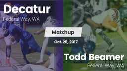 Matchup: Decatur vs. Todd Beamer  2017