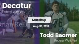 Matchup: Decatur vs. Todd Beamer  2018