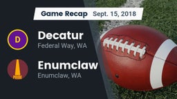 Recap: Decatur  vs. Enumclaw  2018