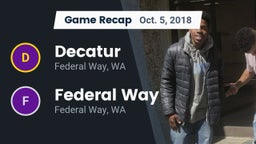 Recap: Decatur  vs. Federal Way  2018