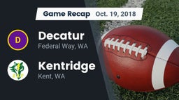 Recap: Decatur  vs. Kentridge  2018