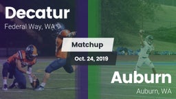 Matchup: Decatur vs. Auburn  2019