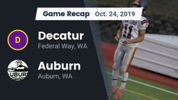 Recap: Decatur  vs. Auburn  2019