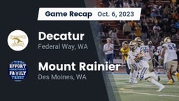 Recap: Decatur  vs. Mount Rainier  2023