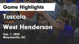  Tuscola  vs West Henderson  Game Highlights - Feb. 7, 2020