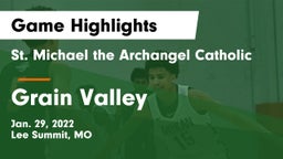 St. Michael the Archangel Catholic  vs Grain Valley  Game Highlights - Jan. 29, 2022