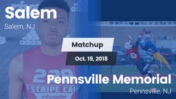 Matchup: Salem vs. Pennsville Memorial  2018