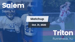 Matchup: Salem vs. Triton  2020