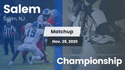 Matchup: Salem vs. Championship 2020