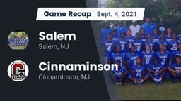 Recap: Salem  vs. Cinnaminson  2021
