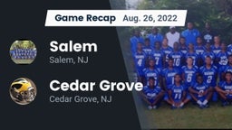 Recap: Salem  vs. Cedar Grove  2022