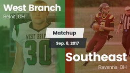 Matchup: West Branch vs. Southeast  2017