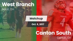 Matchup: West Branch vs. Canton South  2017