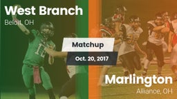 Matchup: West Branch vs. Marlington  2017