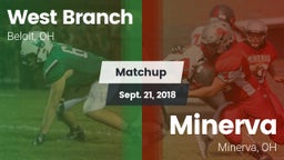 Matchup: West Branch vs. Minerva  2018