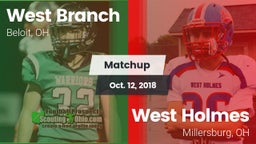 Matchup: West Branch vs. West Holmes  2018