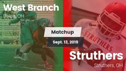 Matchup: West Branch vs. Struthers  2019