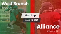 Matchup: West Branch vs. Alliance  2019