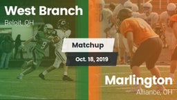 Matchup: West Branch vs. Marlington  2019