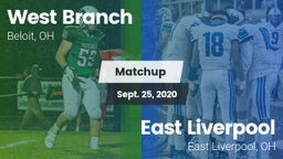 Matchup: West Branch vs. East Liverpool  2020