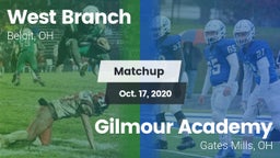 Matchup: West Branch vs. Gilmour Academy  2020