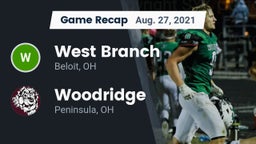 Recap: West Branch  vs. Woodridge  2021