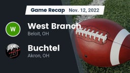 Recap: West Branch  vs. Buchtel  2022