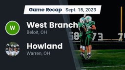 Recap: West Branch  vs. Howland  2023