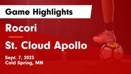 Rocori  vs St. Cloud Apollo  Game Highlights - Sept. 7, 2023