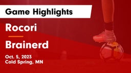Rocori  vs Brainerd  Game Highlights - Oct. 5, 2023