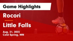 Rocori  vs Little Falls  Game Highlights - Aug. 31, 2023