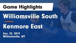 Williamsville South  vs Kenmore East  Game Highlights - Jan. 22, 2019