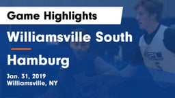 Williamsville South  vs Hamburg  Game Highlights - Jan. 31, 2019