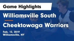 Williamsville South  vs Cheektowaga Warriors Game Highlights - Feb. 12, 2019