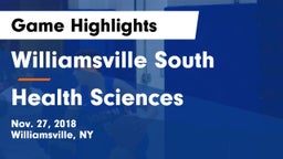 Williamsville South  vs Health Sciences Game Highlights - Nov. 27, 2018