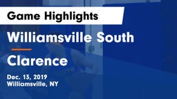 Williamsville South  vs Clarence  Game Highlights - Dec. 13, 2019