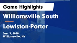 Williamsville South  vs Lewiston-Porter  Game Highlights - Jan. 3, 2020
