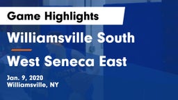 Williamsville South  vs West Seneca East  Game Highlights - Jan. 9, 2020
