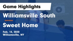 Williamsville South  vs Sweet Home  Game Highlights - Feb. 14, 2020