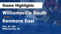 Williamsville South  vs Kenmore East  Game Highlights - Feb. 20, 2021