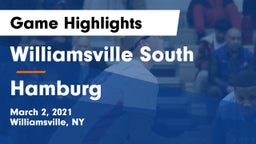 Williamsville South  vs Hamburg  Game Highlights - March 2, 2021