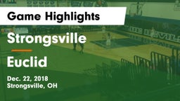 Strongsville  vs Euclid  Game Highlights - Dec. 22, 2018