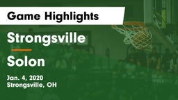 Strongsville  vs Solon Game Highlights - Jan. 4, 2020