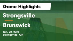 Strongsville  vs Brunswick  Game Highlights - Jan. 20, 2023