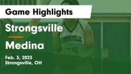 Strongsville  vs Medina  Game Highlights - Feb. 3, 2023
