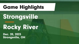 Strongsville  vs Rocky River   Game Highlights - Dec. 20, 2023