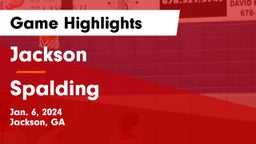 Jackson  vs Spalding  Game Highlights - Jan. 6, 2024