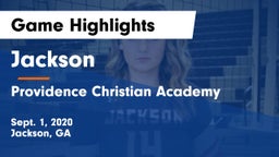 Jackson  vs Providence Christian Academy  Game Highlights - Sept. 1, 2020
